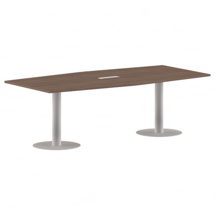 Конференц-стол на 6-8 человек IMAGO ПРГ-4 Ясень Шимо-белый_0