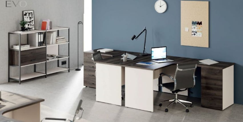 Комплект офисной мебели Everprof EVO №002 Дуб Пасадена Кашемир_0