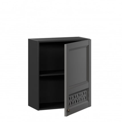 Шкаф кухонный 600 Амели-3 ЛД 299.350.000.031 Черный Оникс серый_1