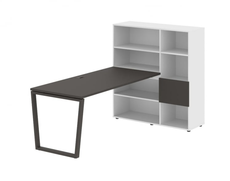 Рабочая станция EDIS EVRST 1217 Мокко Мокко Белый_0