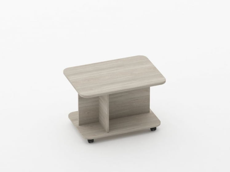 Стол журнальный Glassy 4.10 Дуб сантана светлый_0