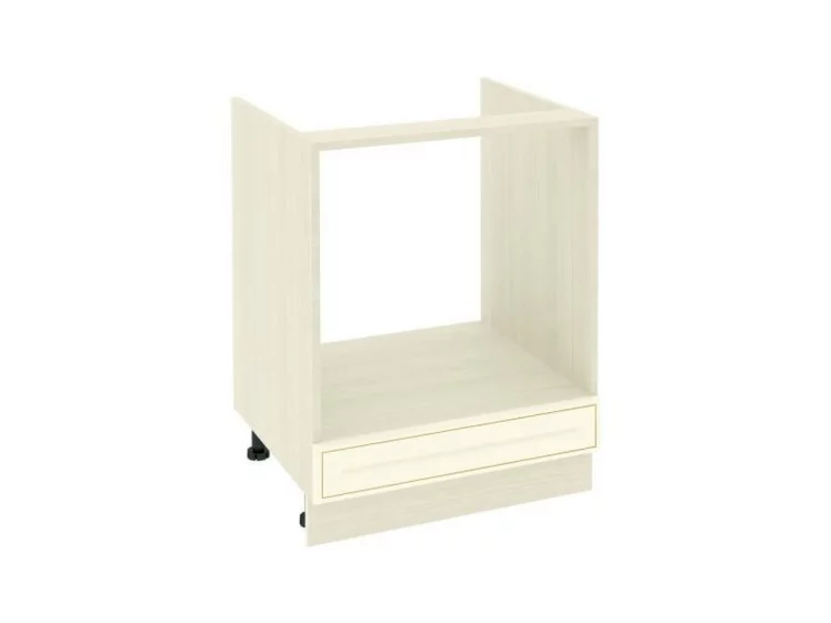 Стол под встраиваемую технику  с выдвижным ящиком Милана 23.57 Сосна Астрид/Ваниль_0