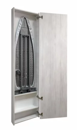 Шкаф со встроенной гладильной доской Iron Box (правый) Беленый дуб_1