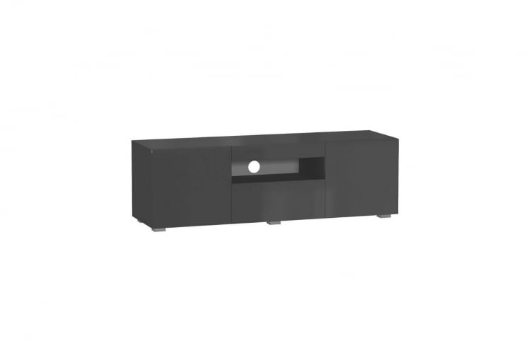 Тумба ТВ 1200 Бруклин ЛД.685.040.000 Оникс Серый глянец_0