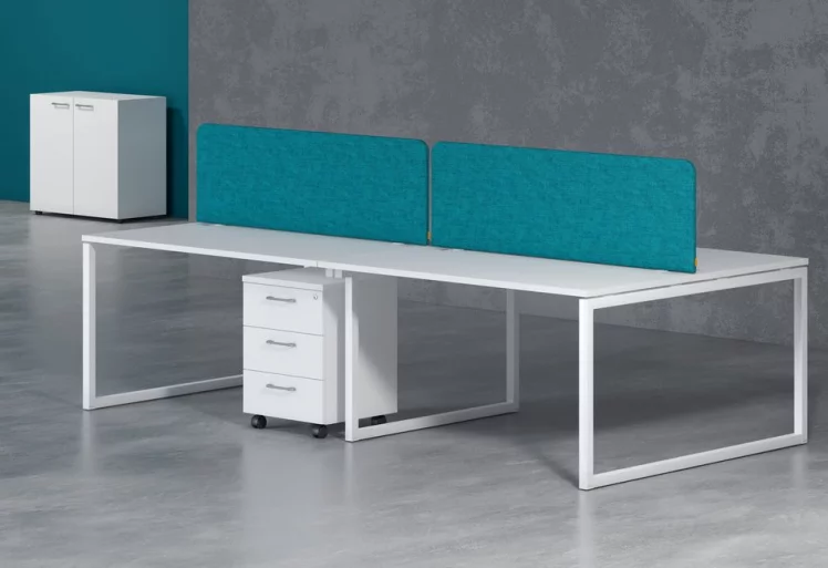 Стол письменный правый XTEN-Q XQCT 169 R Белый Алюминий_2