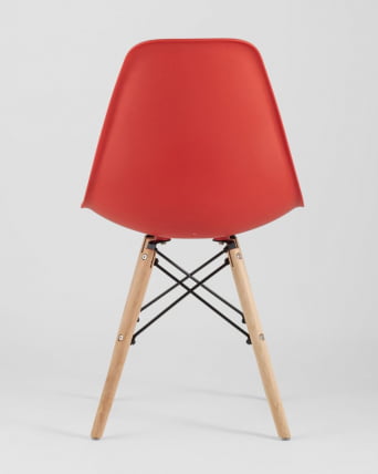 Стул Еамес Стиле ДСВ красный (разборный каркас) / Eames Style DSW_6