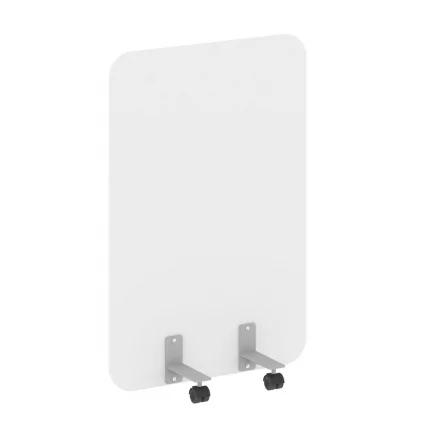 Перегородка на металлических опорах, на роликах R-line  DP.R-80-120 Белый Бриллиант_0