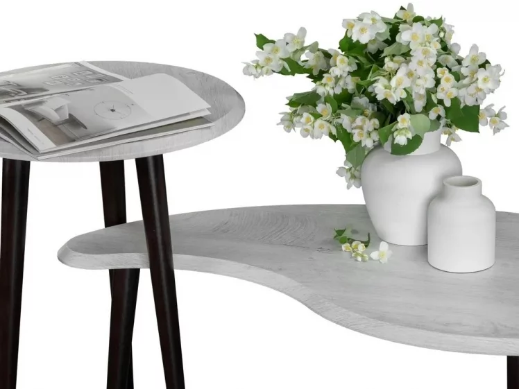 Стол журнальный BeautyStyle 2 Дуб дымчатый/венге_8