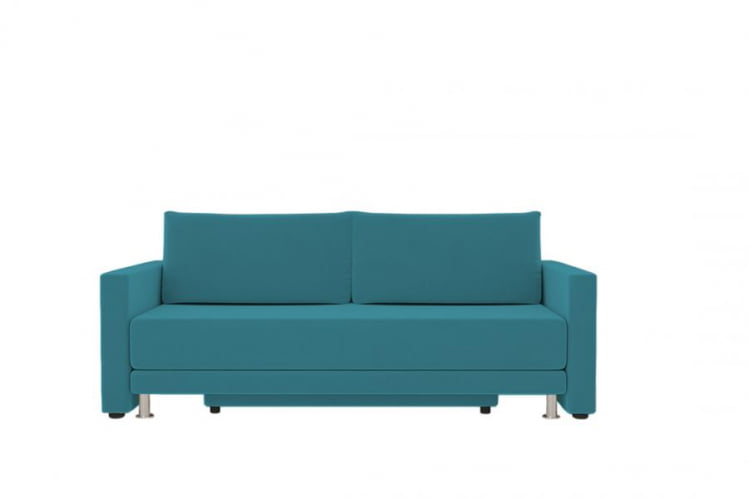 Диван прямой Сальтвик (Berhouse) Цвет фасада: Азур велюр; Тип: Прямой; Материал фасада: Металл/Велюр_0