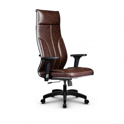 Кресло руководителя Metta L 1m 46/2D Комплект 4 Коричневое_0