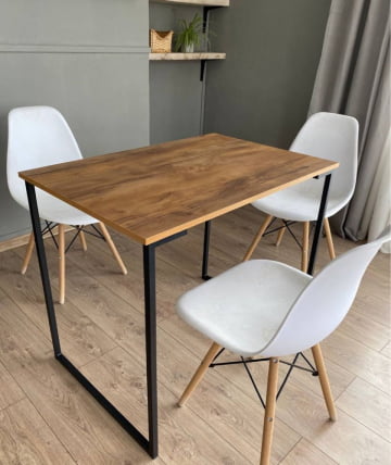 Стол обеденный Тип 1  900*600*750 Дуб Вотан_0