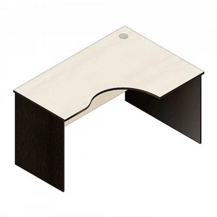 Стол компьютерный угловой Р.СКУ-14 (правый) венге/дуб_0