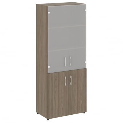 Шкаф книжный со стеклом без топа YALTA LT-ST 1.2 Вяз благородный_0