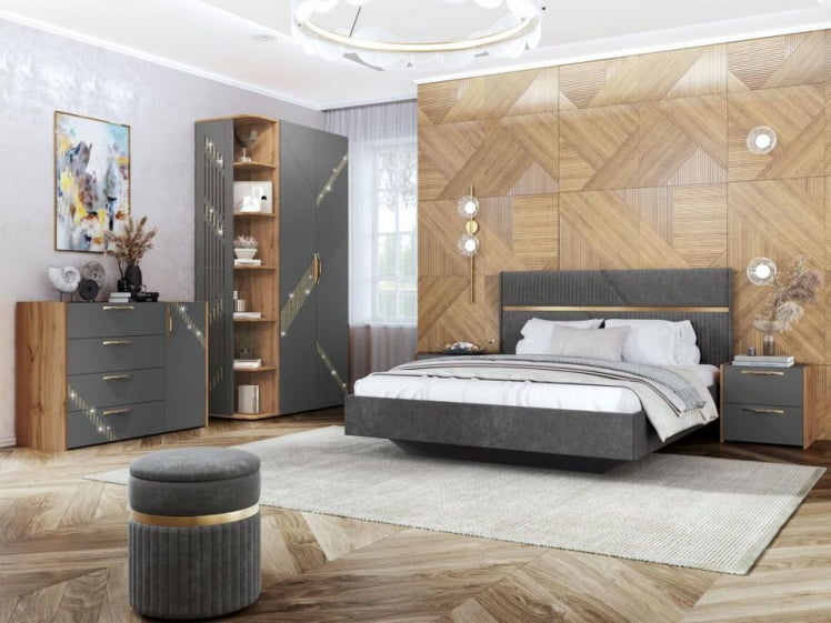 Стеллаж Монако 902.56 Дуб Вотан_1