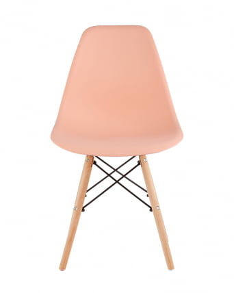 Стул Еамес Стиле ДСВ персиковый (разборный каркас) / Eames Style DSW_1
