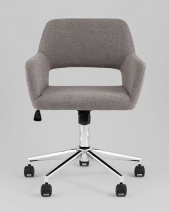 Стул офисный ROSS рогожка темно-серый_1