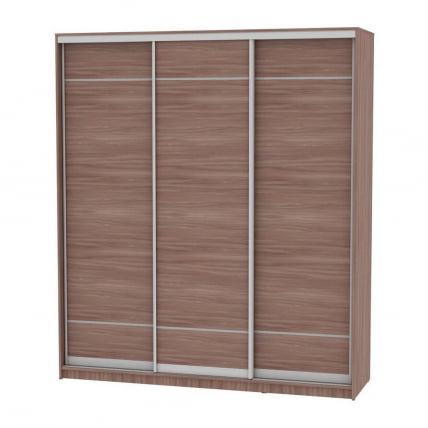 Шкаф-купе B-220х200х60-2(ЯШТ-D7D7D7)_0