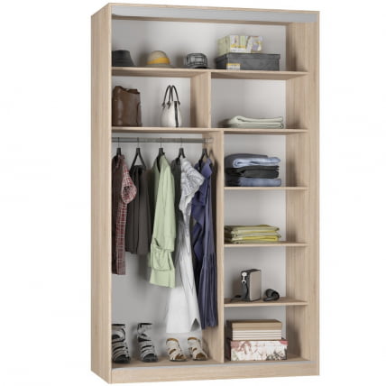 Шкаф-купе Б-230х135х60-1(ДКМ-Д9Д9) / B-230х135х60-1(ДКМ-D9D9)_1