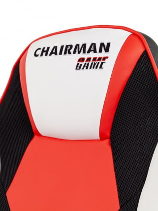 Игровое кресло Chairman гаме 17 Черный Красный Белый / game_15