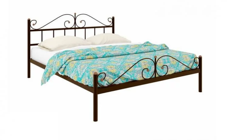 Кровать Диана Plus 1400х2000 Коричневая_0