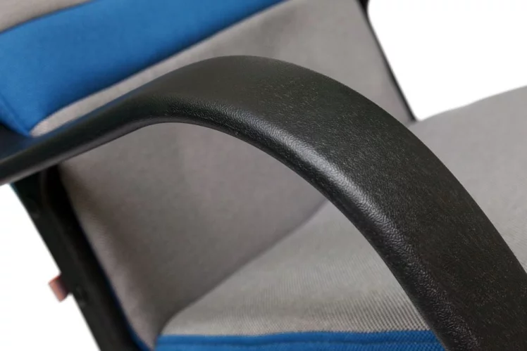 Кресло офисное СН757 Серый-Синий С27-С24_4