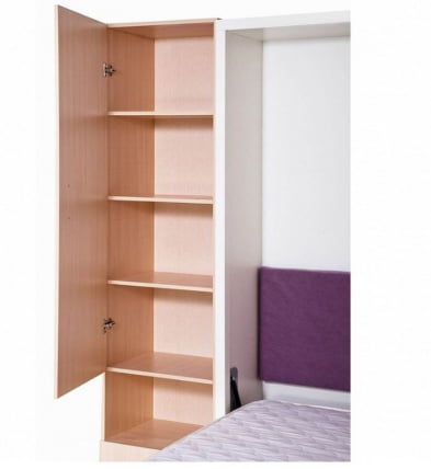 Шкаф-диван-кровать Смарт 1 3-в-1 левый 1400 Венге_3