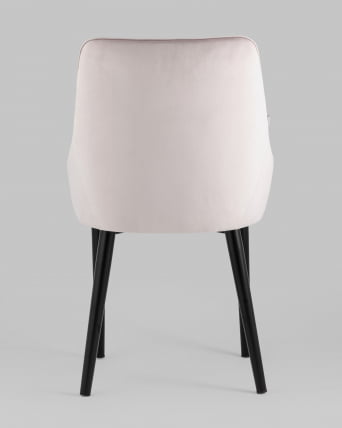 Стул Джоан велюр Светло-розовый_4