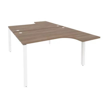 Рабочая станция на П-образном м/к ONIX O.MP-D.SA-3 Дуб Аризона/Белый_0