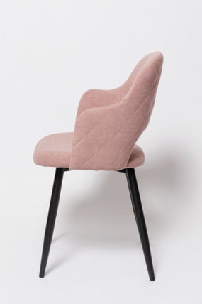 Стул К14 блаcк Розовый (РС-12\ч) / black_1