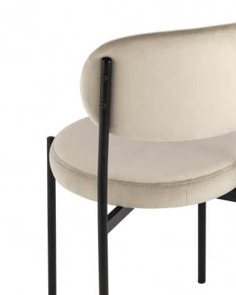 Стул Бриф NEW велюр Бежевый_6