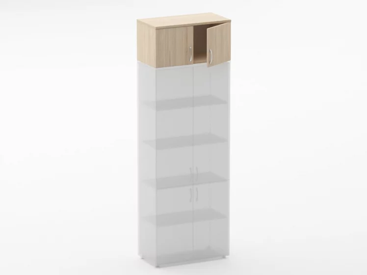 Антресоль широкая Glassy 6.04.131 Орех_1