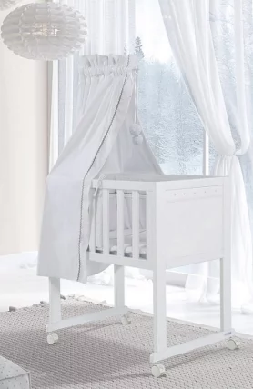 Колыбель Micuna Spring с текстилем МО-1783 white_2