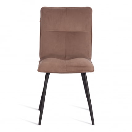 Стул обеденный Sweet велюр, 46х55х88, бежевый/черный, (Porsche 5)_4