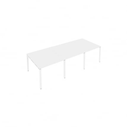 Переговорный стол (3 столешницы) Metal System Б.ПРГ-3.1 Белый_0