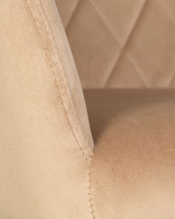 Стул обеденный ДОБРИН РОБЕРТ (черные матовые ножки, велюр В108-104 Мокко) 2 шт / DOBRIN ROBERT V108-104_8