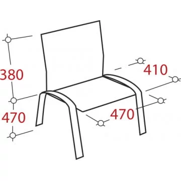 Стул ЗП_УП_ЕЧаир Рио ИЗО хром пластик черный 573682 / ZP_UP_EChair Rio_1
