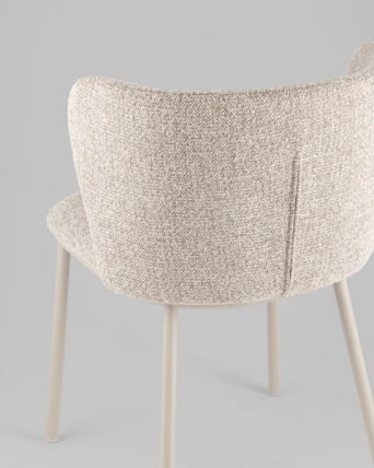 Стул Стаг светло-серый серые ножки / Stag_2