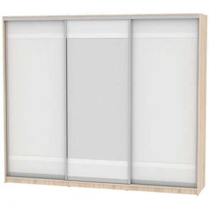 Шкаф-купе Б-220х270х60-1(ДСС-Белый-Д9Д10Д9) / B-220х270х60-1(ДСС-Белый-D9D10D9)_0