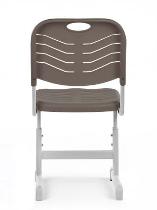 Стул ученический регулируемый пластиковый (рост 3-5) Мокко_4