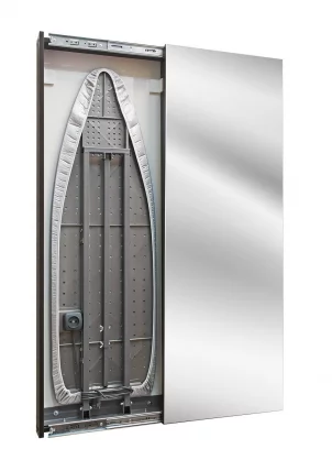 Шкаф со встроенной гладильной доской Iron Slim (правый, купе) Венге_2