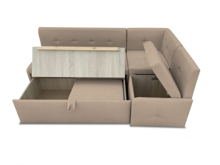 Кухонный уголок Вена рогожка Savana Plus Mocca_3