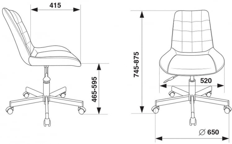 Кресло для оператора Бюрократ CХ-350М Оранжевый Велвет 72 / CH-350M Velvet_5