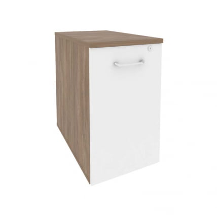 Тумба низкая выдвижная приставная / опорная ONIX O.VTPO-1.7 Дуб Аризона/Белый_0