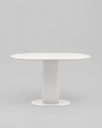 Стол обеденный Mystery 130х80 см белый керамика_6