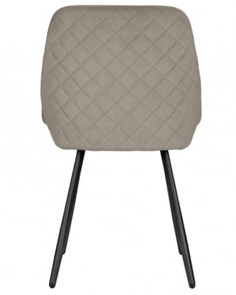 Стул обеденный DOBRIN STELLA (ЭМАЛЬ ЧЕРНЫЙ МУАР велюр Catania Cocoa)_4