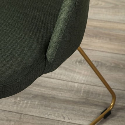 Кресло Ларс темно-зеленый/Линк золото / Lars_7
