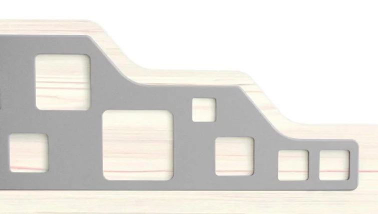 Комплект мебели для комнаты подростка Мегаполис №4 Сосна Астрид_12