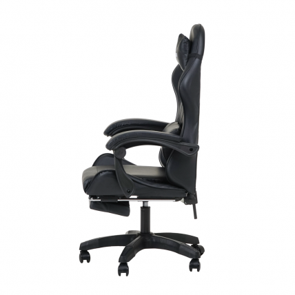 Кресло 1206 KINGQUEEN цвет черный с массажем 1206-black-mass_2