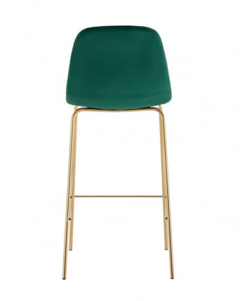 Комплект из двух стульев Валенсия SN велюр зеленый золотые ножки (2 шт)_3