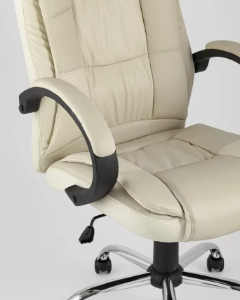 Кресло руководителя ТопЧаирс Атлант Бежевое / TopChairs Atlant_7